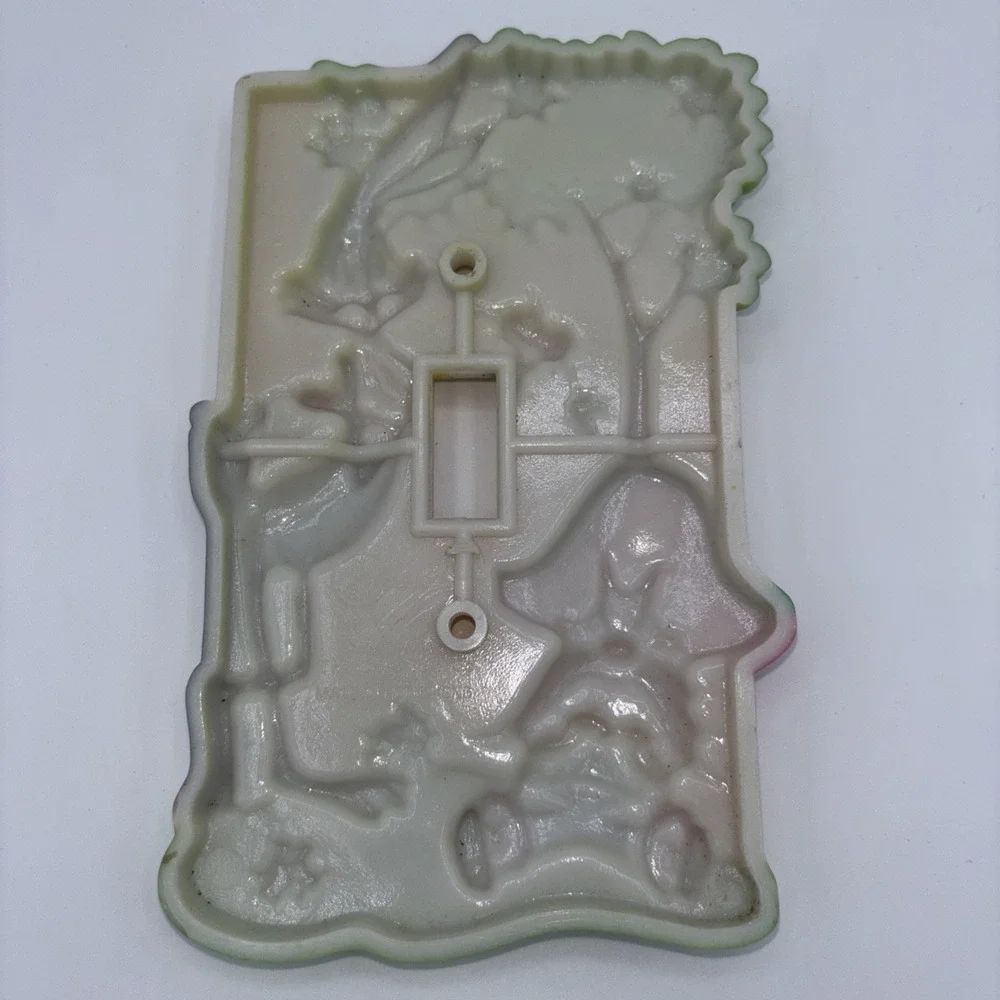 Vintage 70's Looney Tunes Bugs Bunny‎ & Friends 3D Light Switch Cover Plate